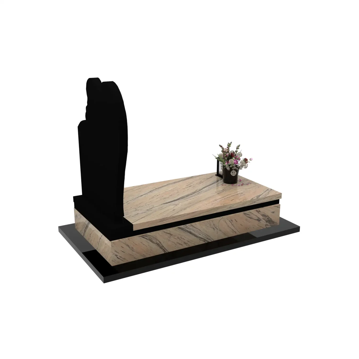 Nagrobek pojedynczy z rzeźbą anioła CK 173+360 – photo №8