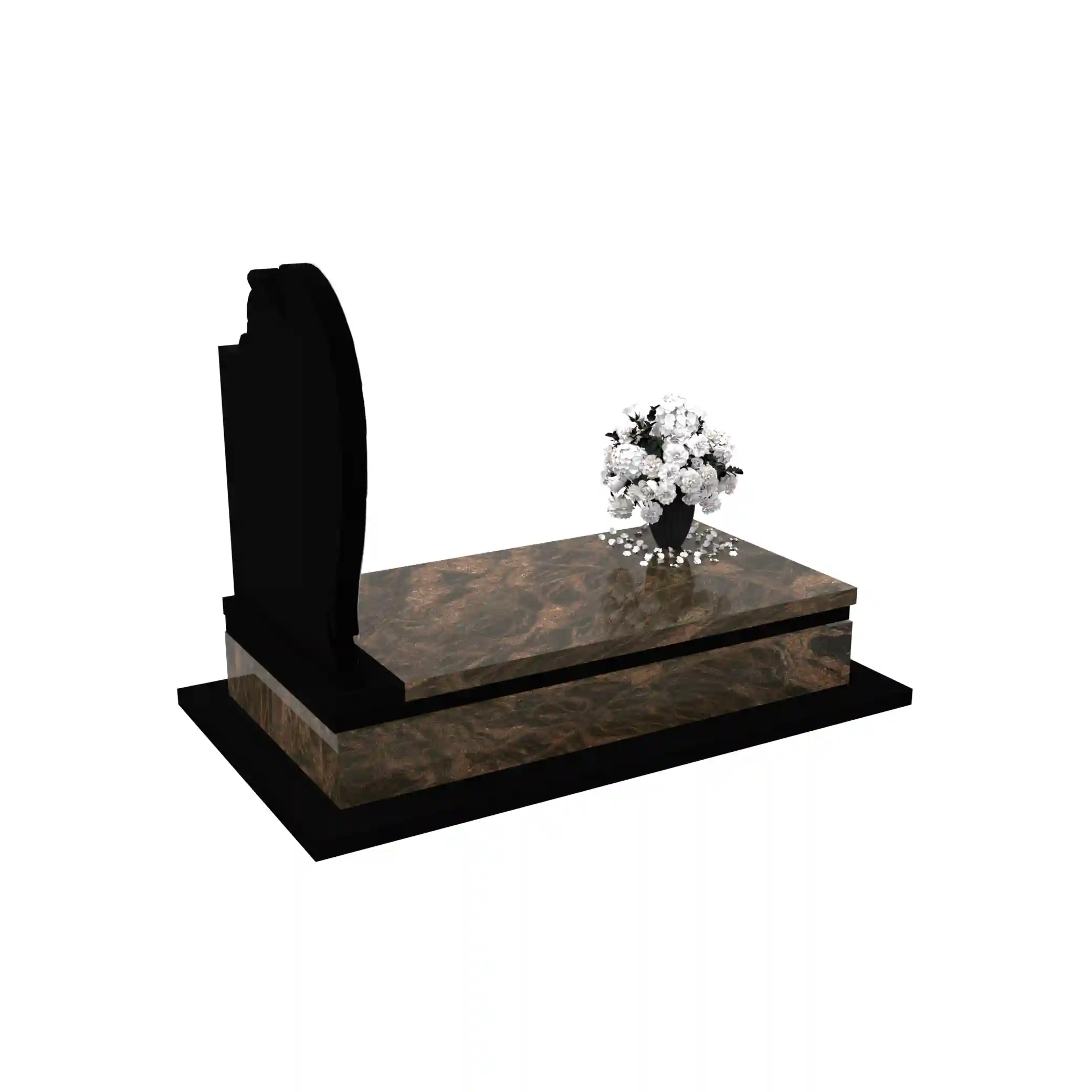 Nagrobek pojedynczy z rzeźbą anioła CK 170+360 – photo №8