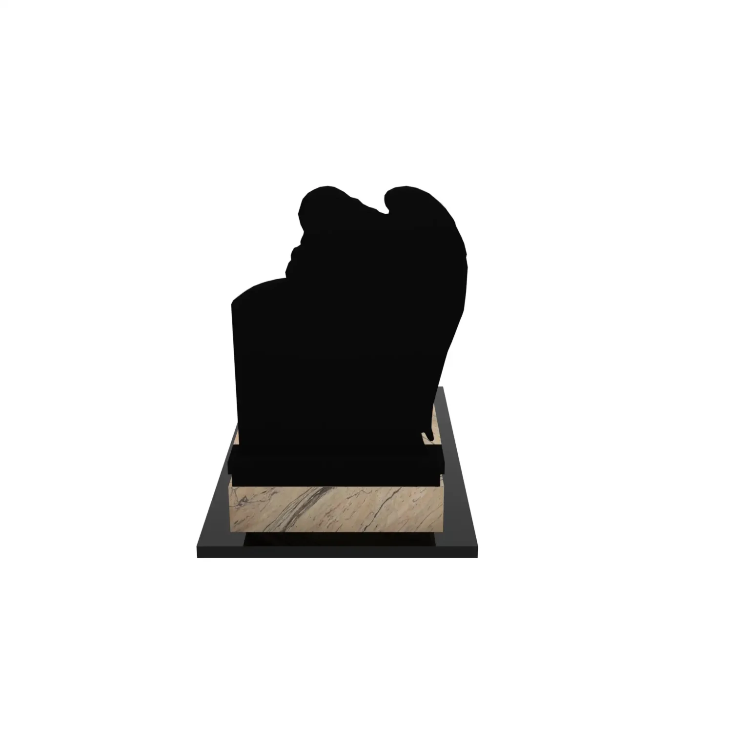 Nagrobek pojedynczy z rzeźbą anioła CK 173+360 – photo №6