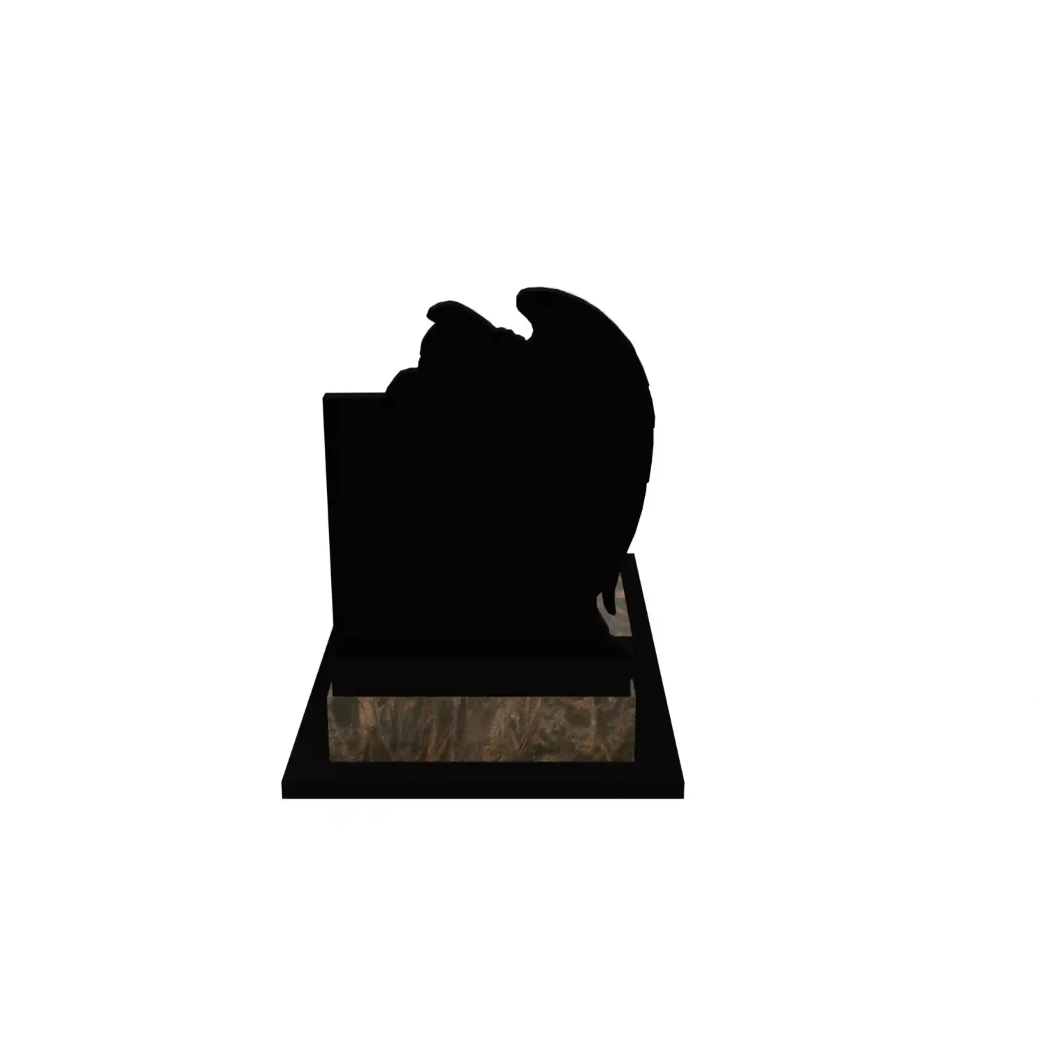 Nagrobek pojedynczy z rzeźbą anioła CK 170+360 – photo №6