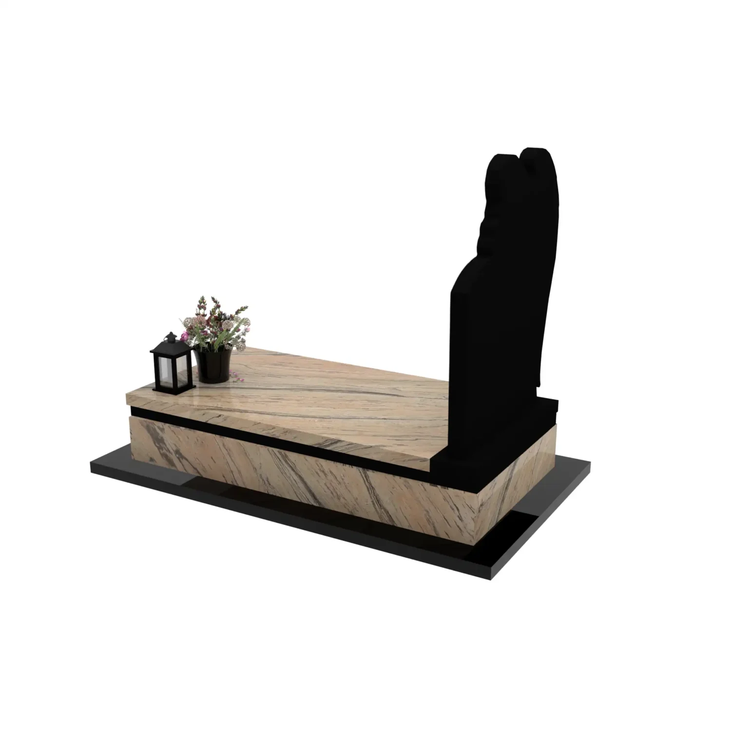 Nagrobek pojedynczy z rzeźbą anioła CK 173+360 – photo №4