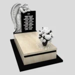 Nagrobek pojedynczy z rzeźbą anioła CK 170 zdjęcie 34