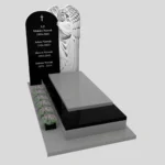 Nagrobek pojedynczy z rzeźbą anioła CK 157 zdjęcie 36