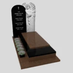 Nagrobek pojedynczy z rzeźbą anioła CK 157 zdjęcie 41