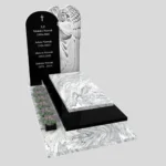 Nagrobek pojedynczy z rzeźbą anioła CK 157 zdjęcie 44