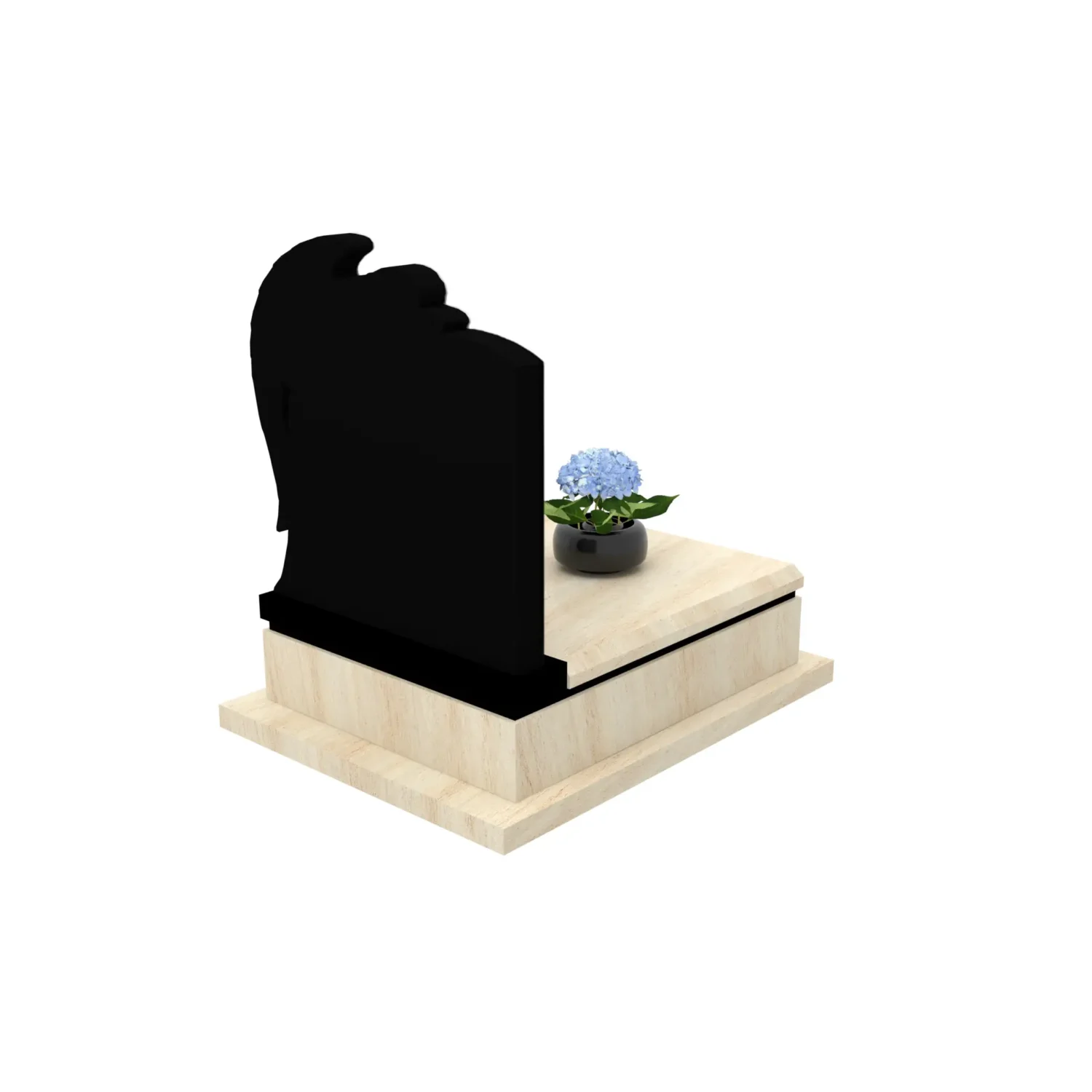 Nagrobek urnowy z rzeźbą anioła U 115+360 – photo №7