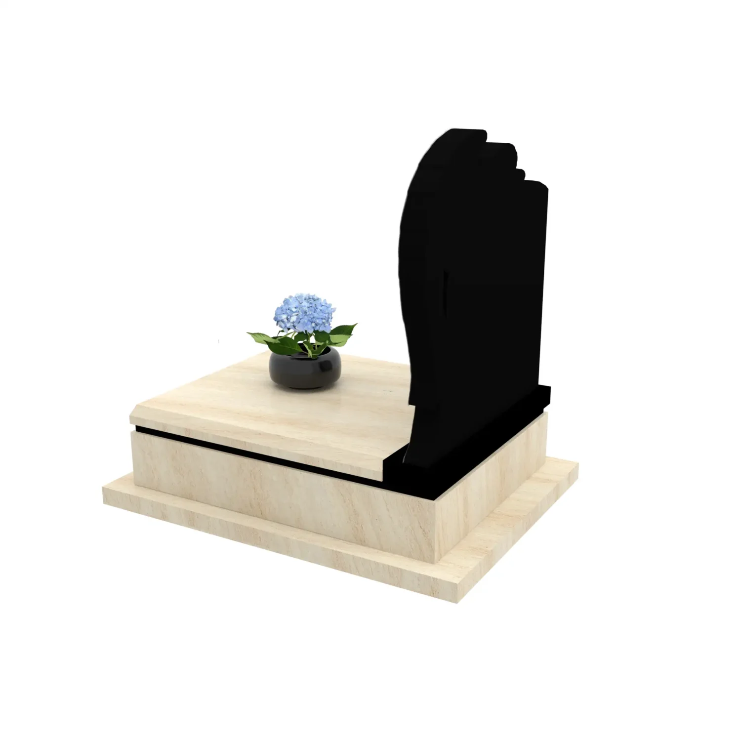 Nagrobek urnowy z rzeźbą anioła U 115+360 – photo №4