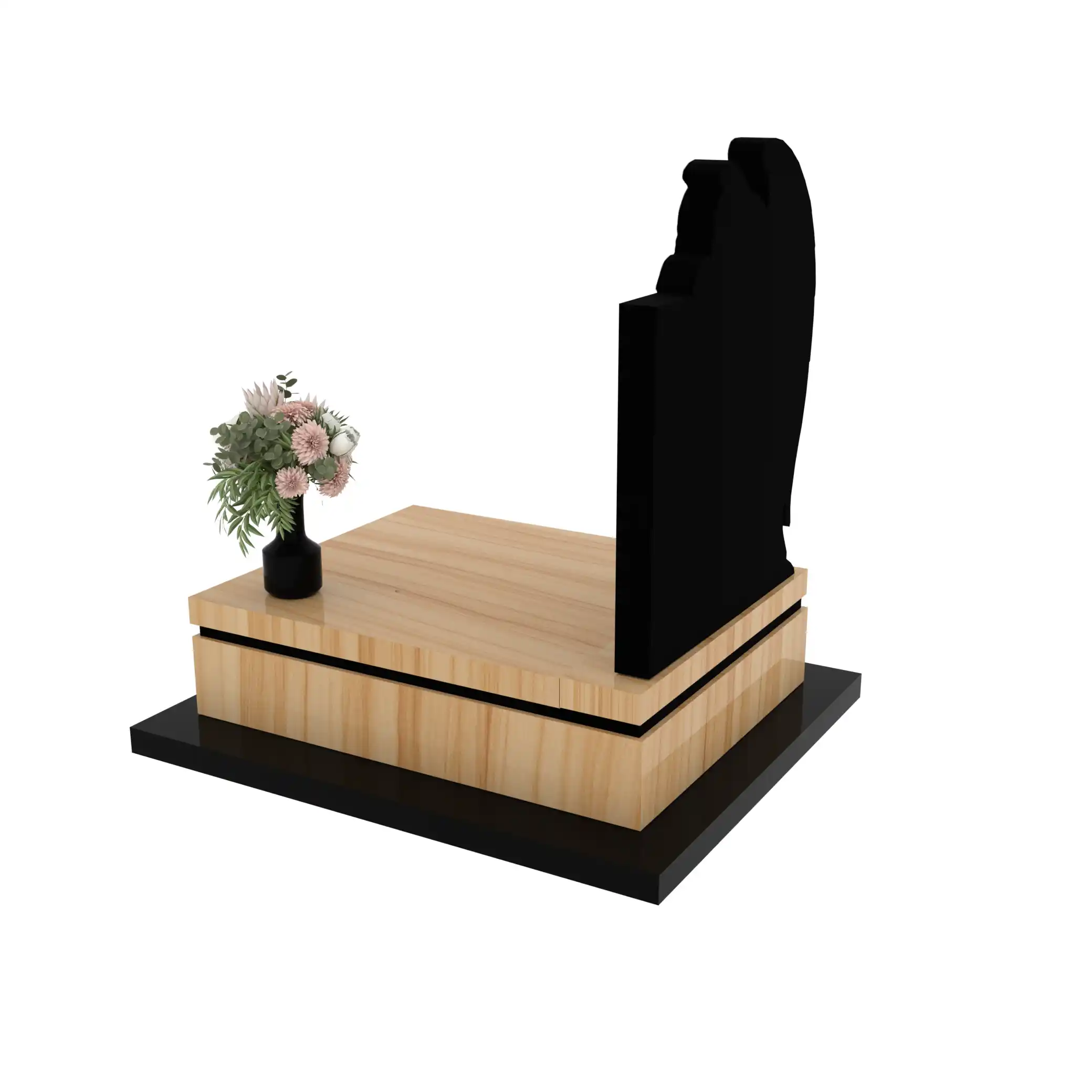 Nagrobek urnowy z rzeźbą anioła U 113+360 – photo №4