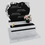 Nagrobek urnowy z rzeźbą róż i ptaka z granitu U 108 zdjęcie 33