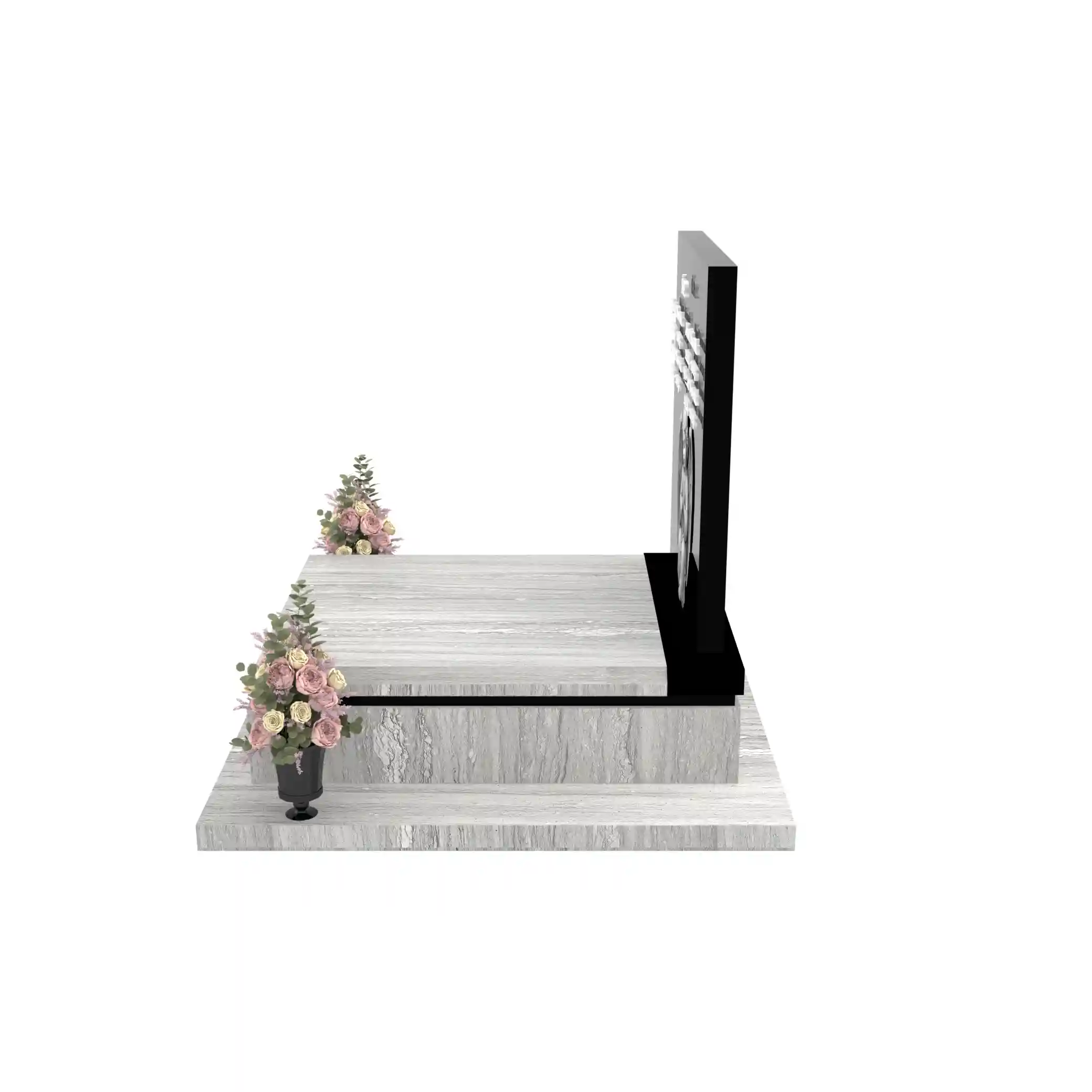 Nagrobek dla dziecka z grawerem anioła D 68+360 – photo №3