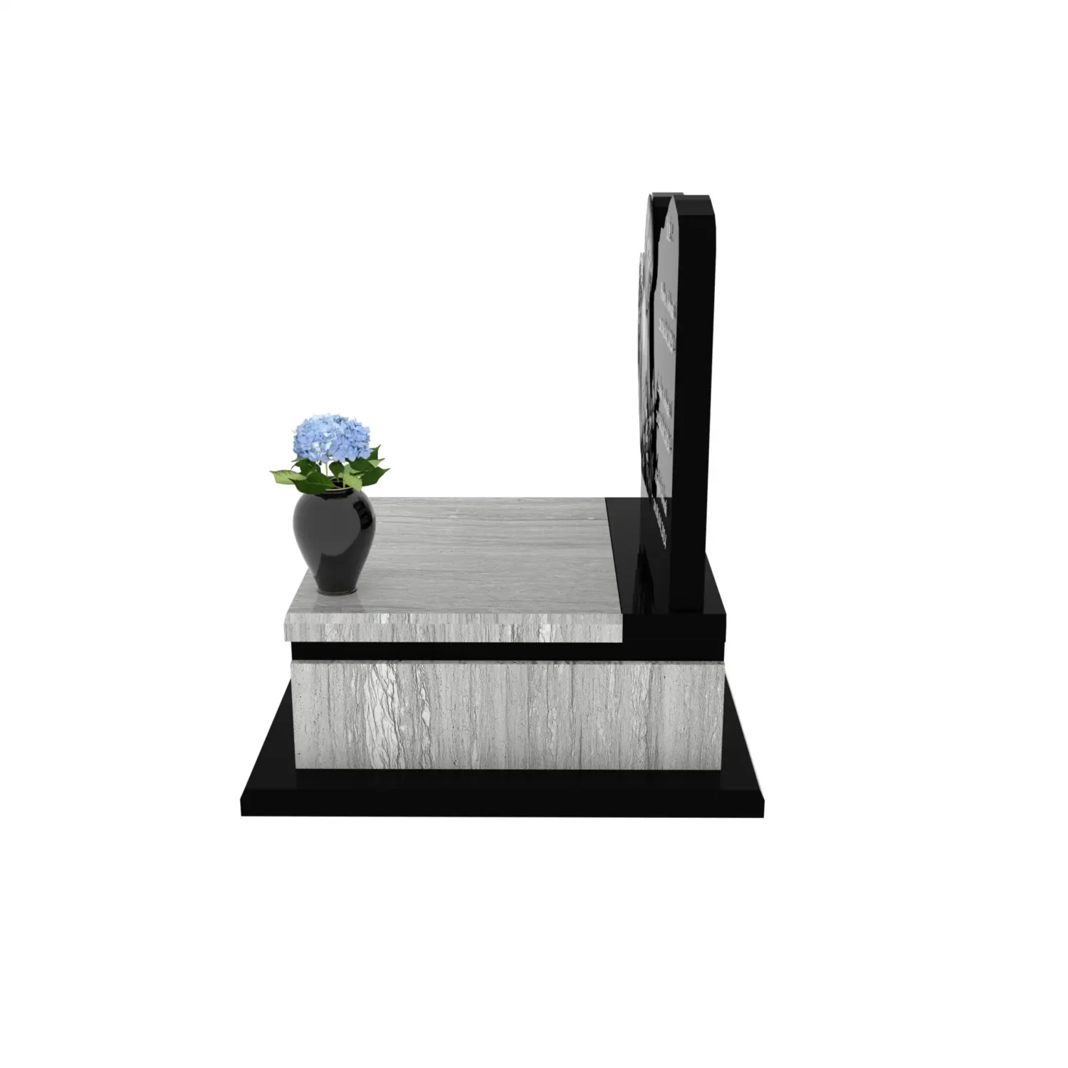 Nagrobek dla dziecka z grawerem anioła D 73+360 – photo №3