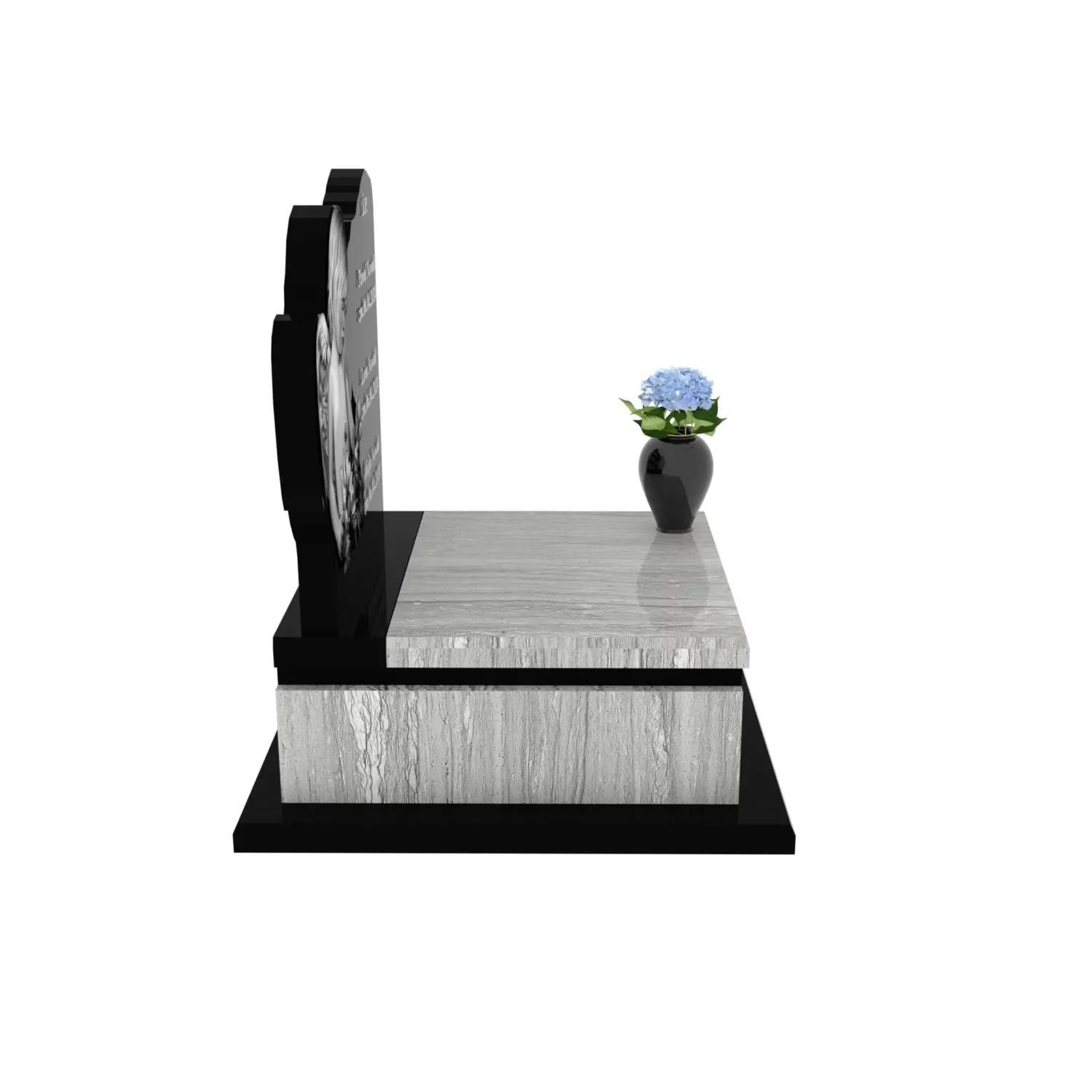 Nagrobek dla dziecka z grawerem anioła D 73+360 – photo №9