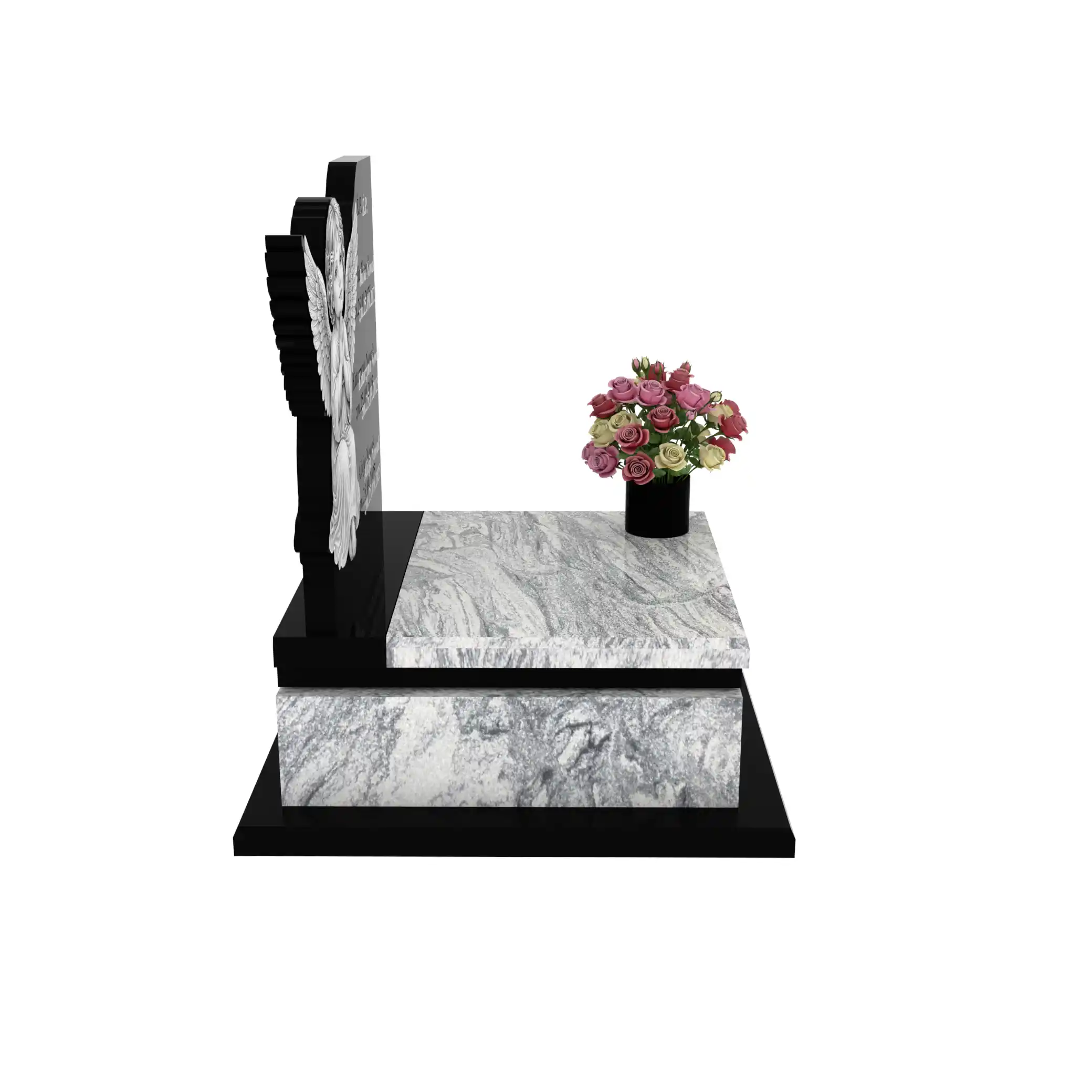 Nagrobek dla dziecka z grawerem anioła D 75+360 – photo №9