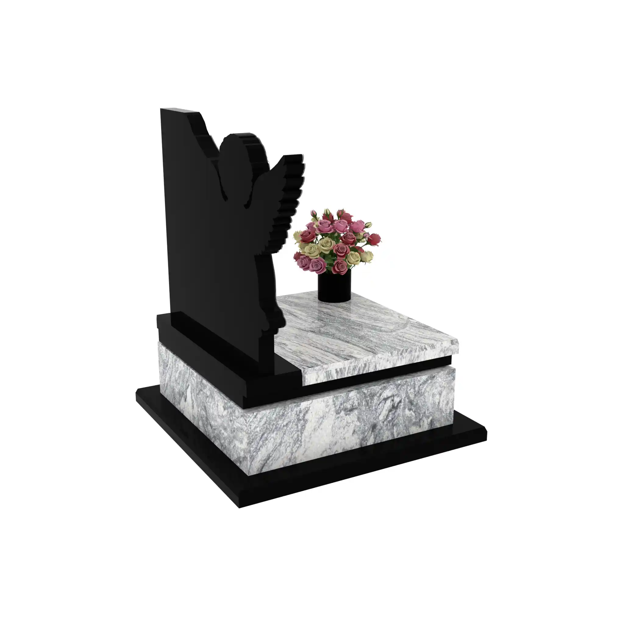 Nagrobek dla dziecka z grawerem anioła D 75+360 – photo №8