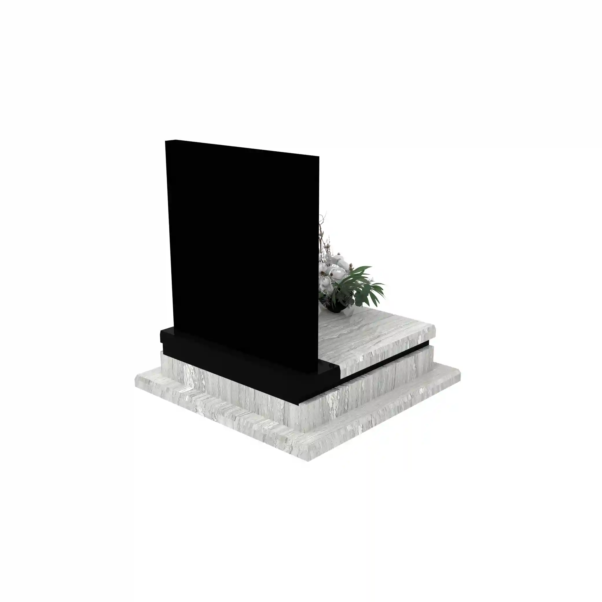 Nagrobek dla dziecka z grawerem anioła — cichy symbol opieki i pamięci z granitu D 66+360 – photo №7