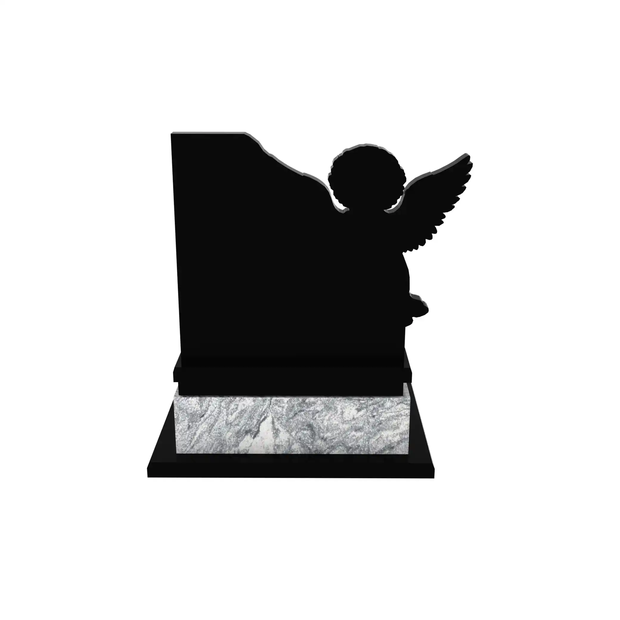 Nagrobek dla dziecka z grawerem anioła D 75+360 – photo №6