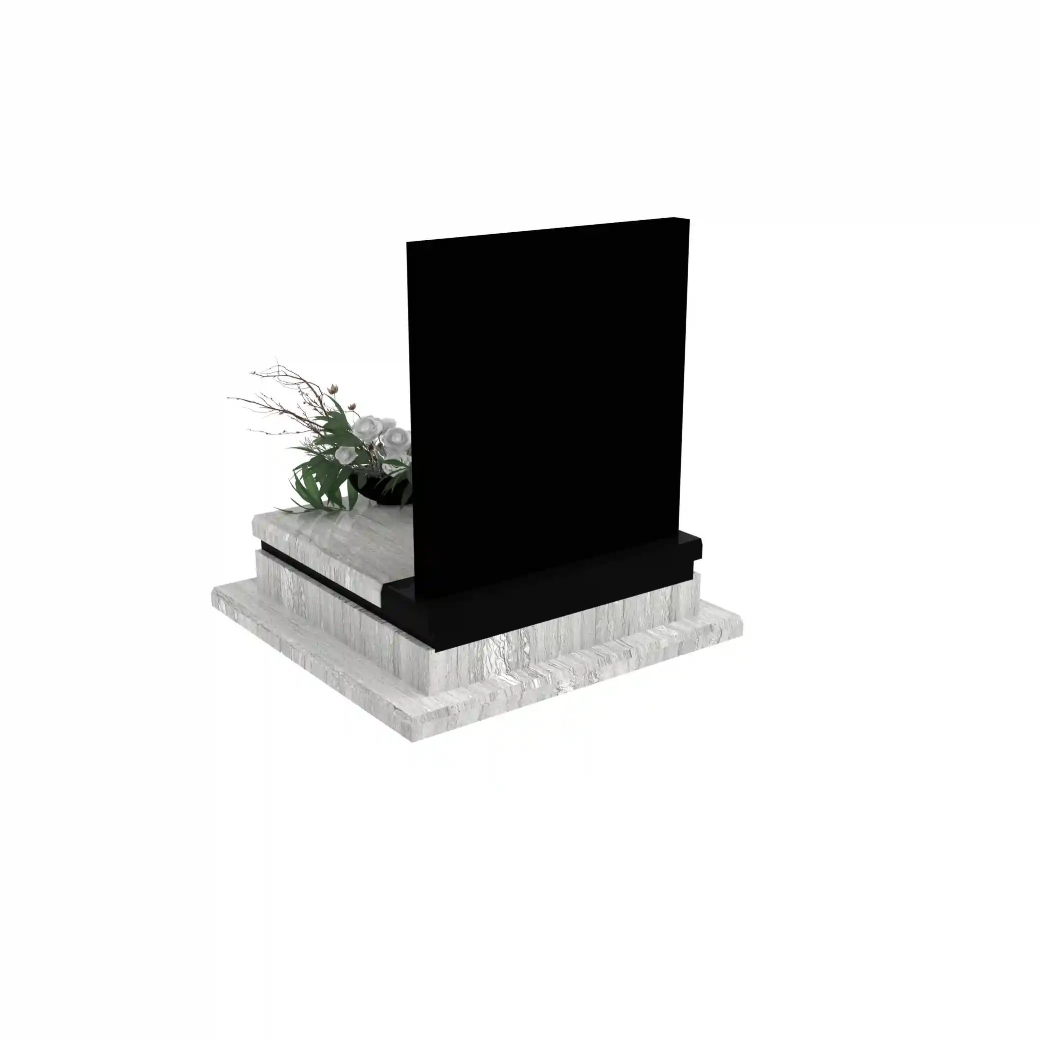 Nagrobek dla dziecka z grawerem anioła — cichy symbol opieki i pamięci z granitu D 66+360 – photo №5