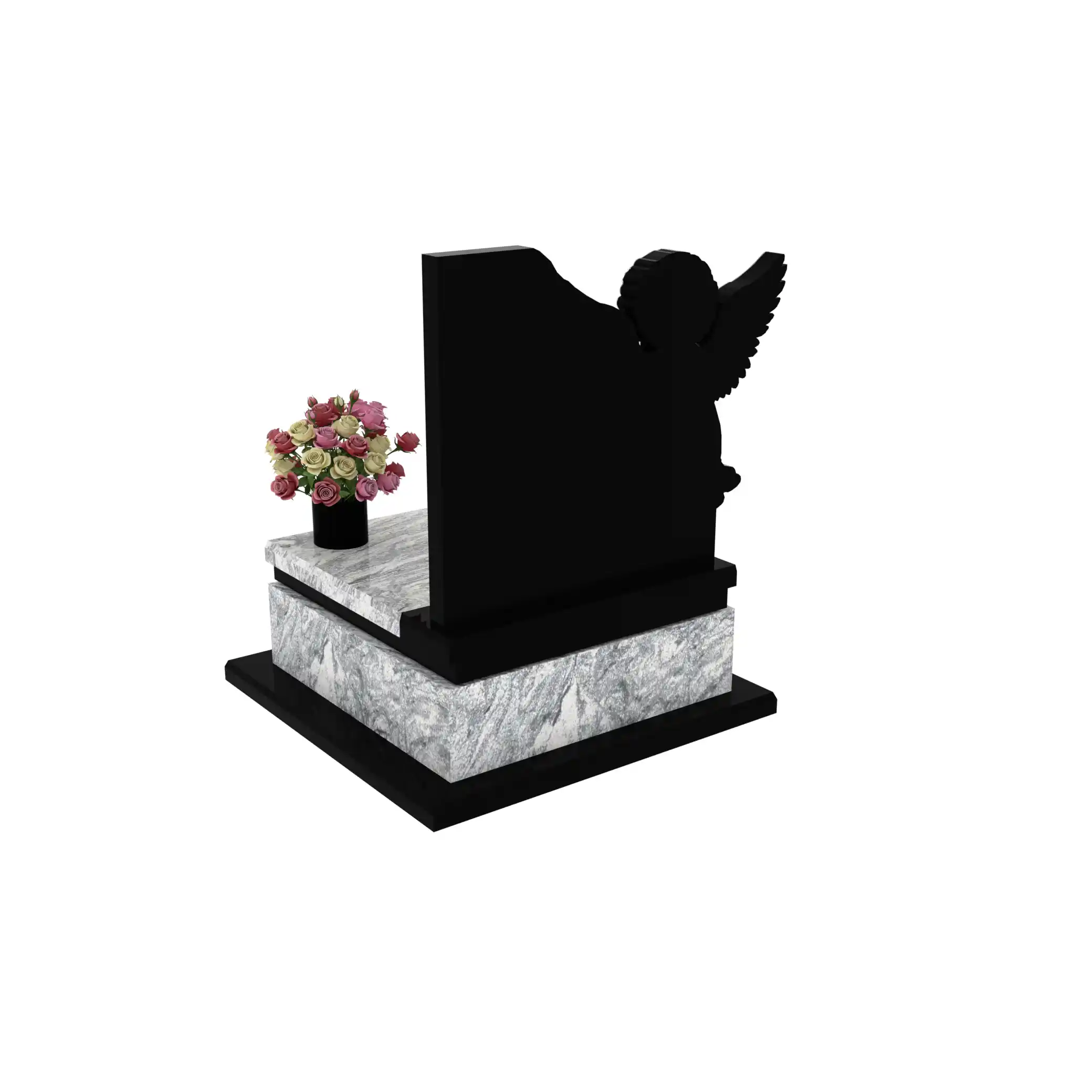 Nagrobek dla dziecka z grawerem anioła D 75+360 – photo №5