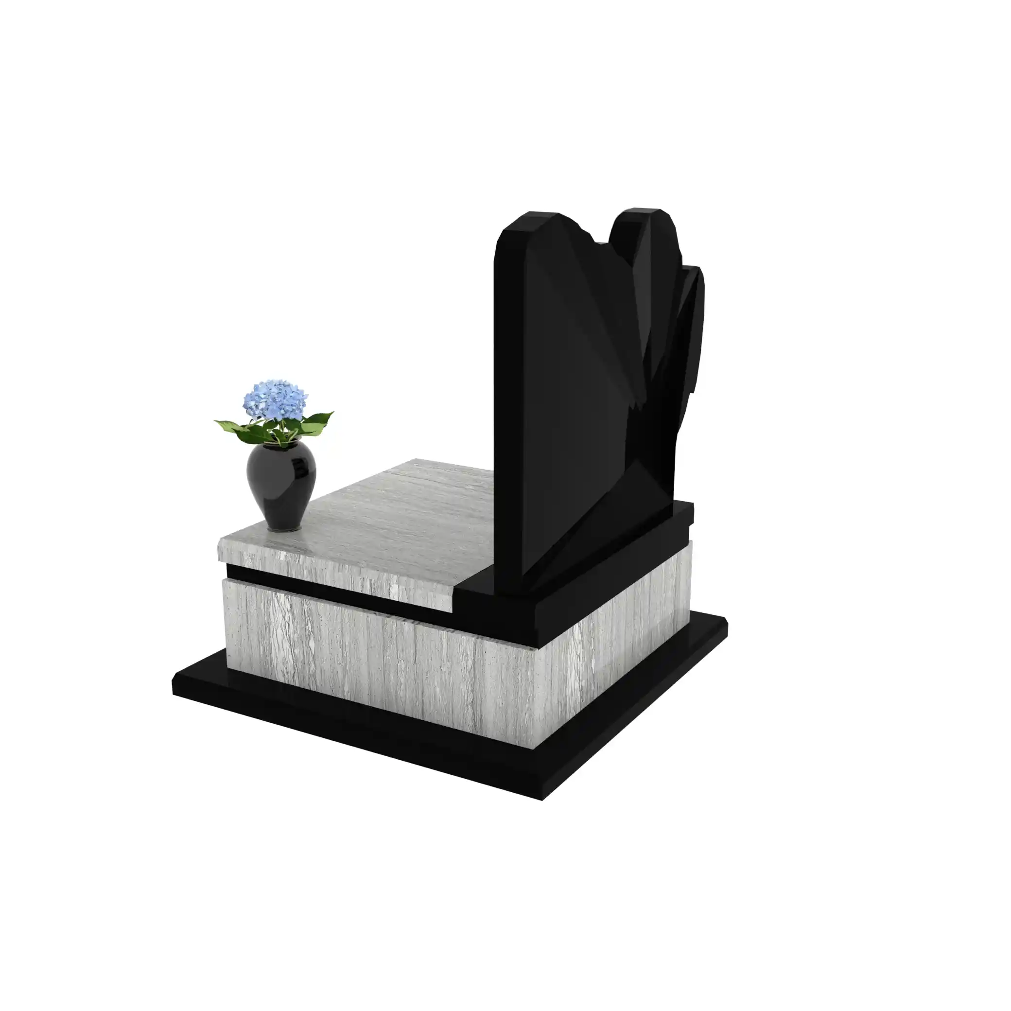 Nagrobek dla dziecka z grawerem anioła D 73+360 – photo №4