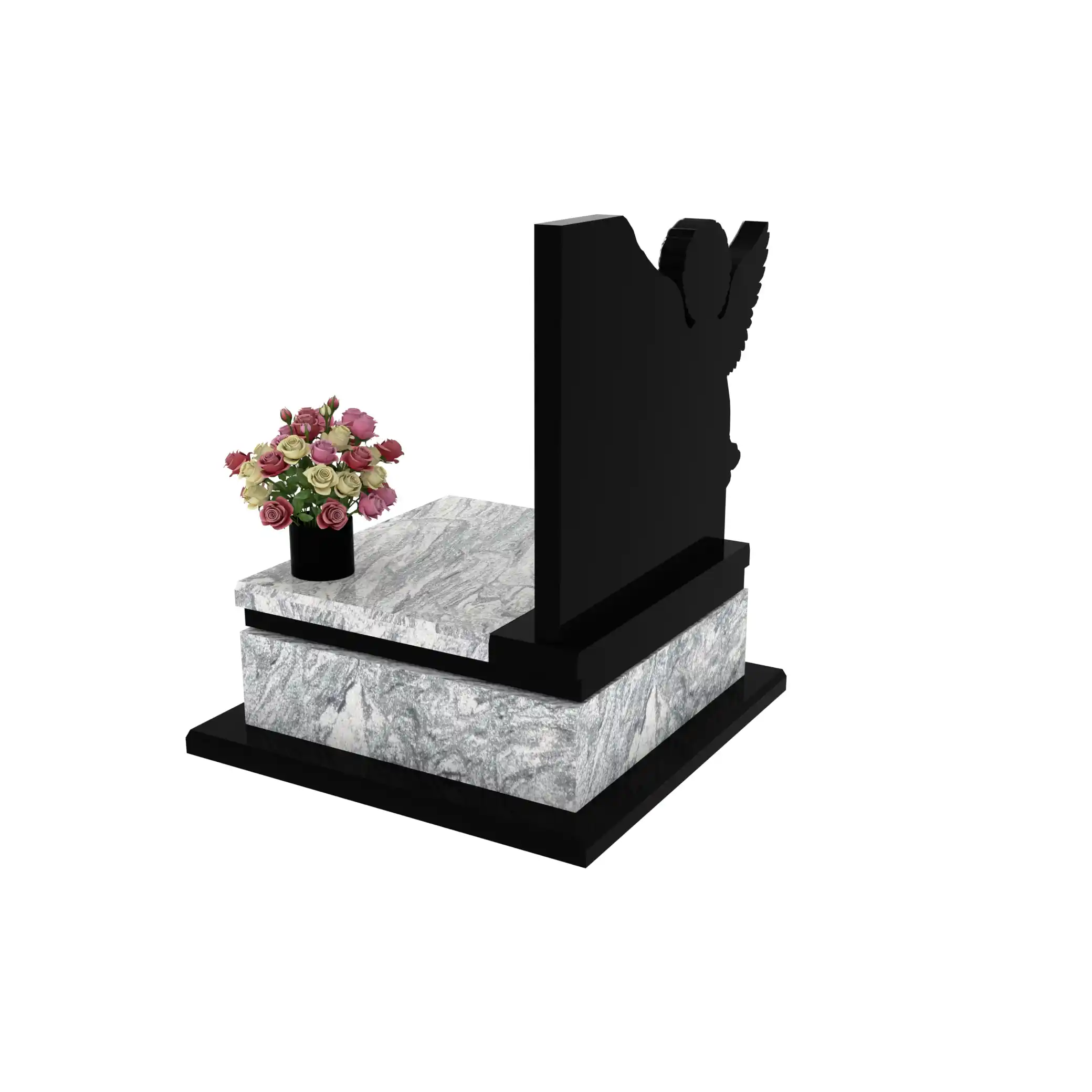 Nagrobek dla dziecka z grawerem anioła D 75+360 – photo №4