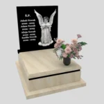 Nagrobek dla dziecka z grawerem anioła D 74 zdjęcie 34