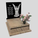 Nagrobek dla dziecka z grawerem anioła D 74 zdjęcie 44