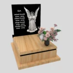 Nagrobek dla dziecka z grawerem anioła D 74 zdjęcie 47