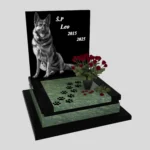 Nagrobek dla zwierząt grawerem psa z granitu ZW 8 zdjęcie 41