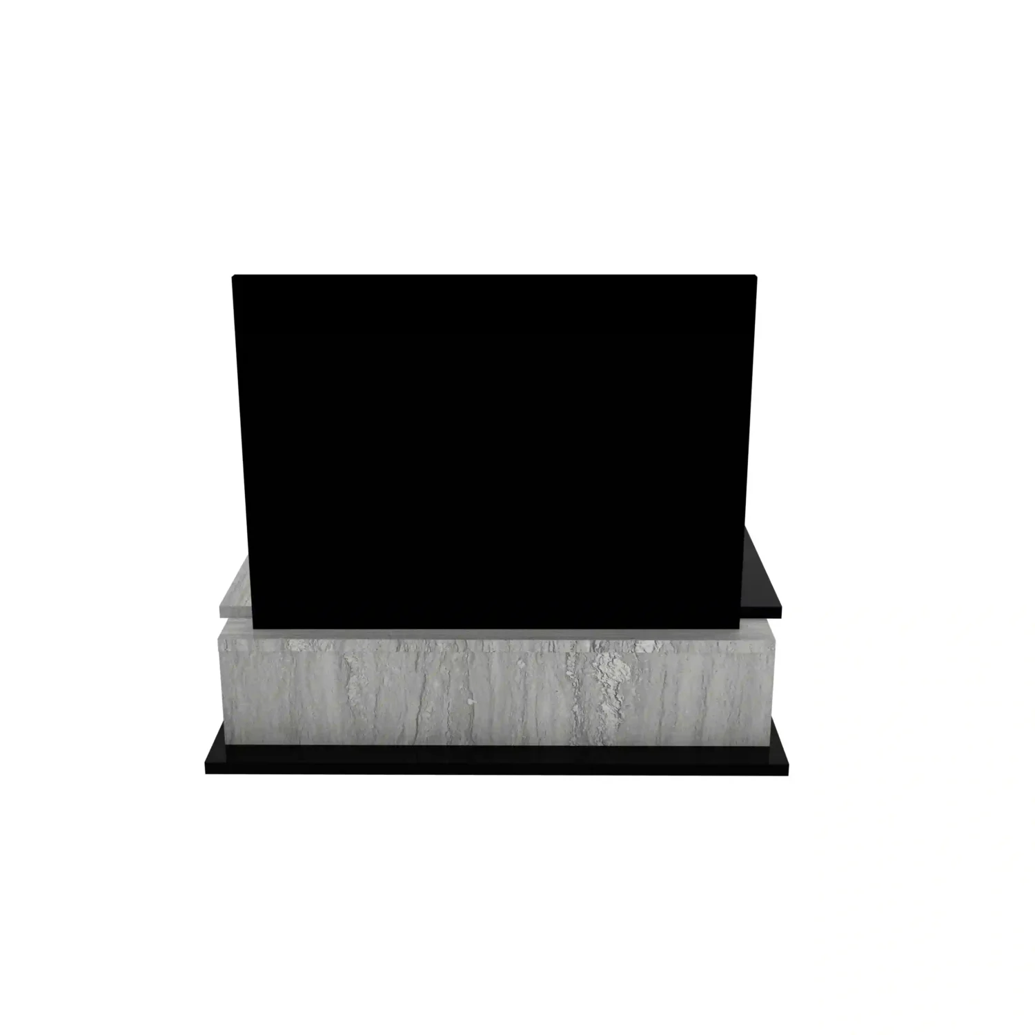 Nagrobek podwójny z precyzyjnie wykonanym grawerem anioła i jezusa z granitu CK 109+360 – photo №6