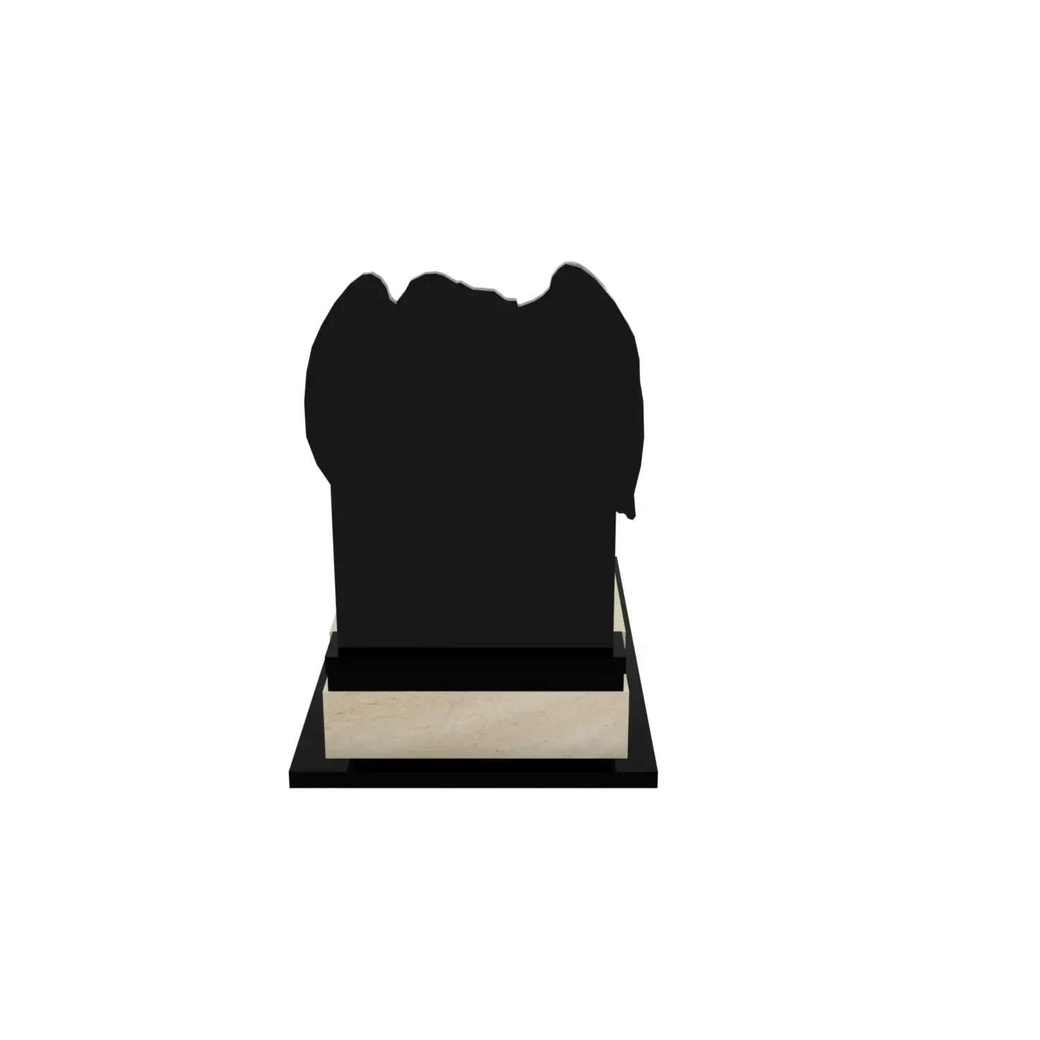 Nagrobek pojedynczy z grawerem anioła CK 162+360 – photo №6