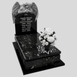 Nagrobek pojedynczy z grawerem anioła CK 162 zdjęcie 36