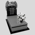 Nagrobek pojedynczy z grawerem anioła CK 162 zdjęcie 41