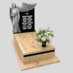 Nagrobek pojedynczy z grawerem anioła CK 163 zdjęcie 42