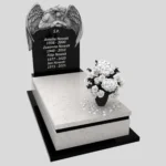 Nagrobek pojedynczy z grawerem anioła CK 162 zdjęcie 47