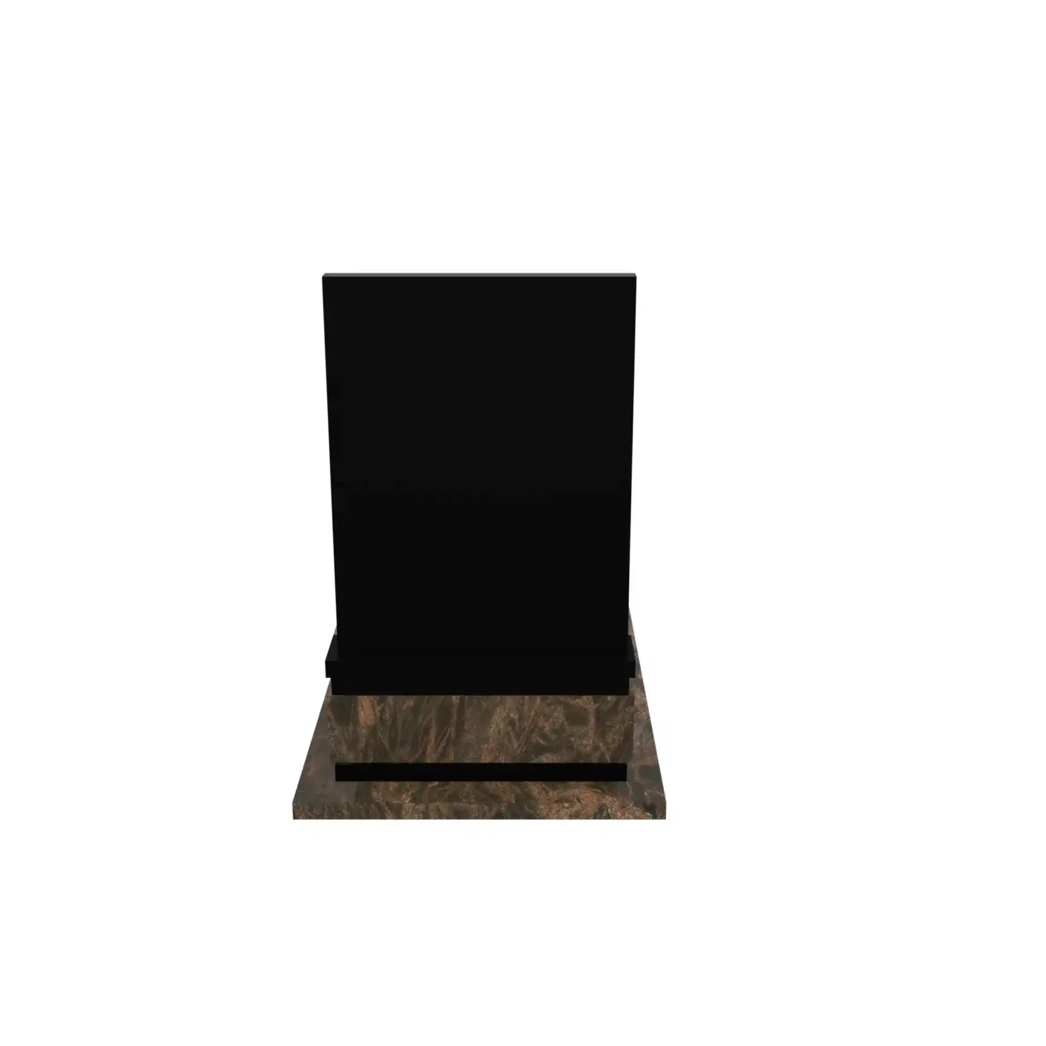 Nagrobek pojedynczy z grawerem Jezusa z granitu CK 161+360 – photo №6