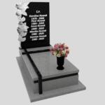 Nagrobek pojedynczy z rzeźbą kwiatów CK 158 zdjęcie 41
