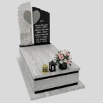 Nagrobek pojedynczy z rzeźbą skrzydła i serca CK 164 zdjęcie 36