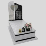 Nagrobek pojedynczy z rzeźbą skrzydła i serca CK 164 zdjęcie 37