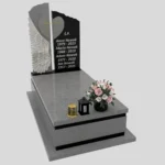 Nagrobek pojedynczy z rzeźbą skrzydła i serca CK 164 zdjęcie 42