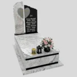 Nagrobek pojedynczy z rzeźbą skrzydła i serca CK 164 zdjęcie 48