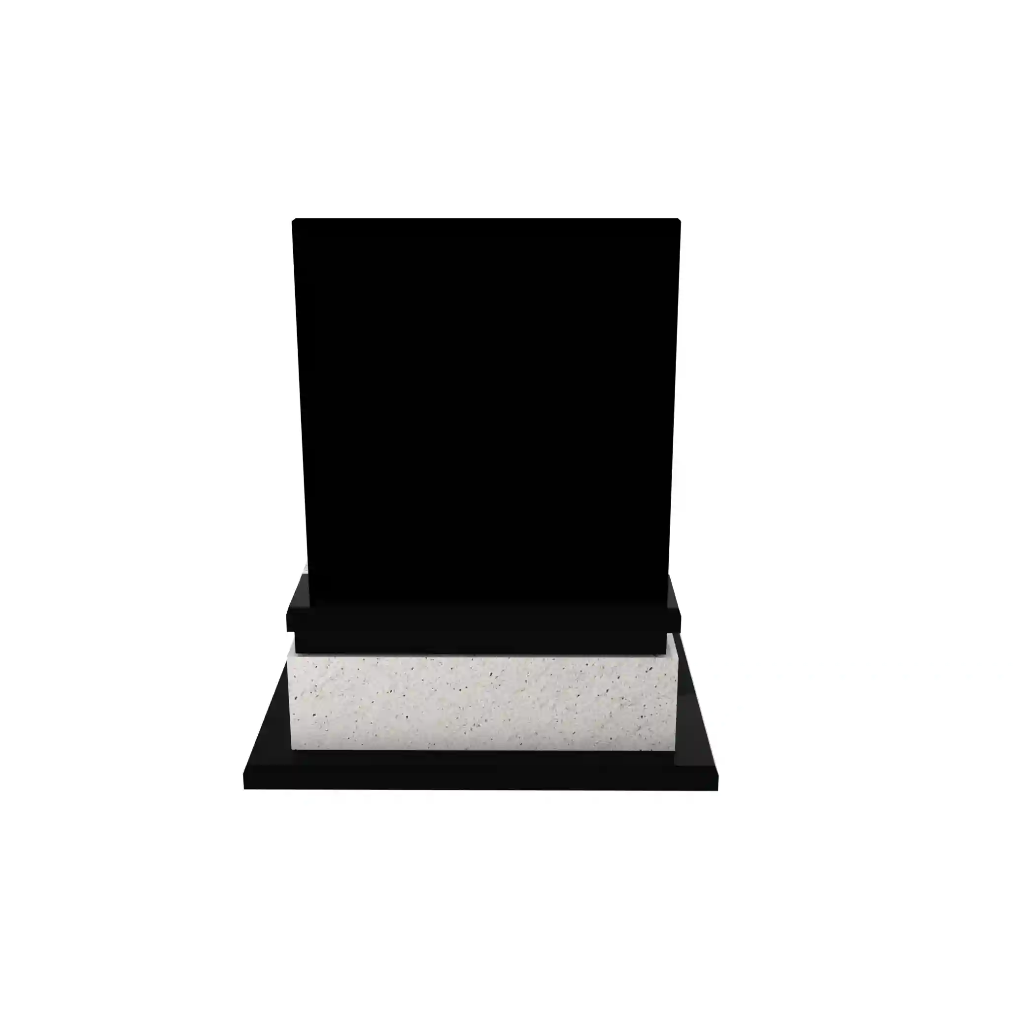 Nagrobek urnowy z grawerem Matki Boskiej w subtelnej, artystycznej formie z granitu U 111+360 – photo №6