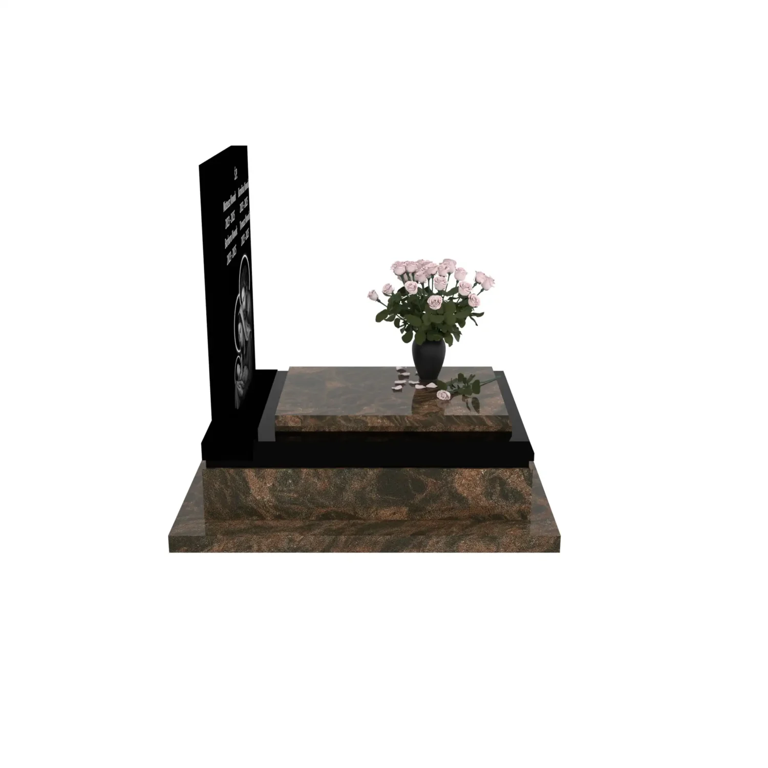 Nagrobek dla dziecka z grawerem Matki Bożej, Jezusa i dzieciątka D 69+360 – photo №9