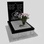 Nagrobek dla dziecka z grawerem Matki Bożej, Jezusa i dzieciątka D 69 zdjęcie 37