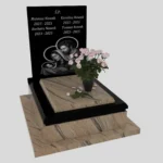 Nagrobek dla dziecka z grawerem Matki Bożej, Jezusa i dzieciątka D 69 zdjęcie 45