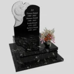 Nagrobek urnowy z artystyczną rzeźbą anioła z granitu U 112 zdjęcie 31