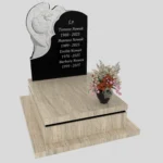 Nagrobek urnowy z artystyczną rzeźbą anioła z granitu U 112 zdjęcie 36