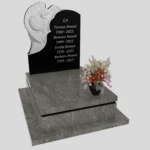 Nagrobek urnowy z artystyczną rzeźbą anioła z granitu U 112 zdjęcie 37