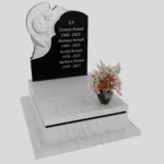 Nagrobek urnowy z artystyczną rzeźbą anioła z granitu U 112 zdjęcie 39