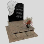 Nagrobek urnowy z artystyczną rzeźbą anioła z granitu U 112 zdjęcie 41