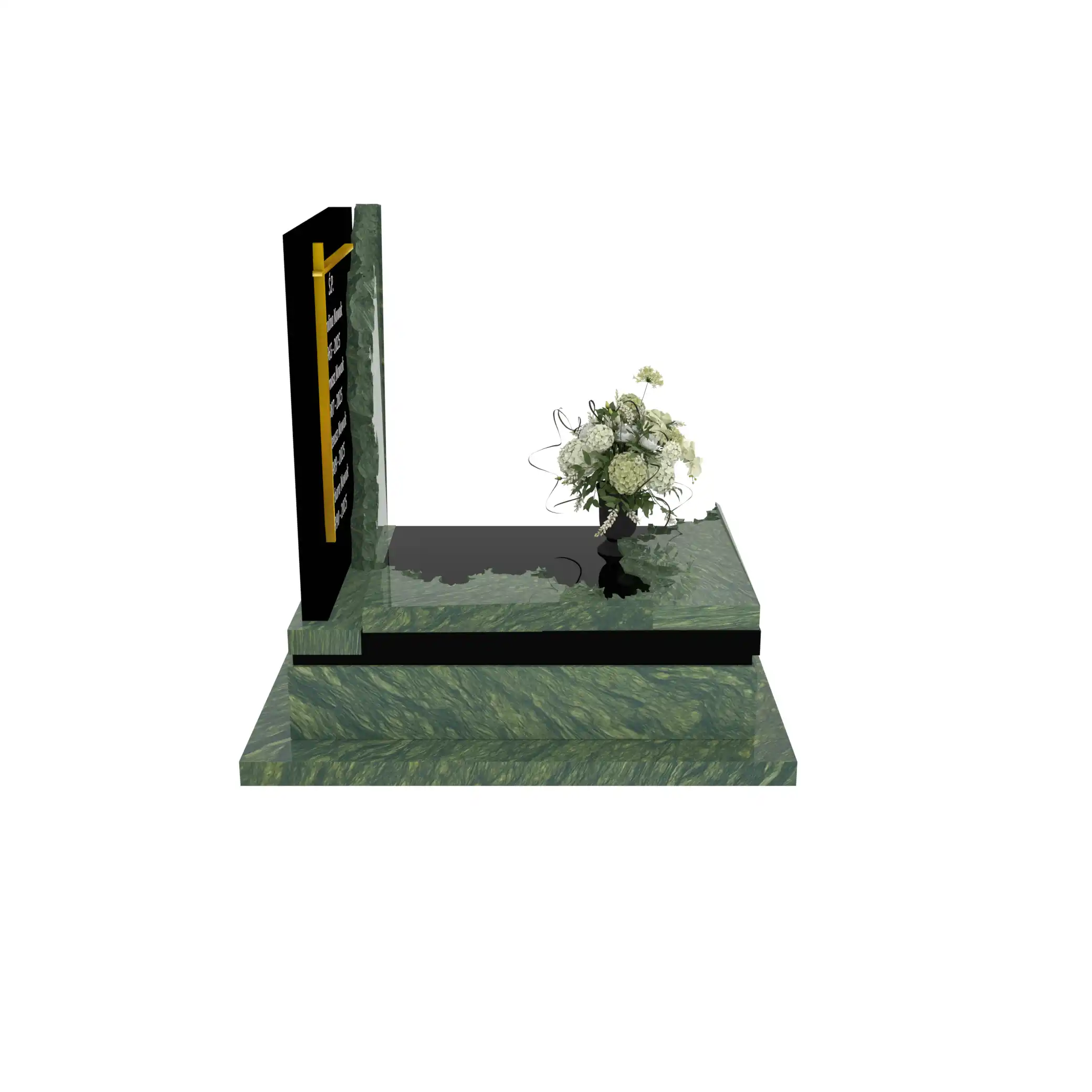 Nagrobek urnowy z wyciętą tablicą z granitu U 107+360 – photo №9